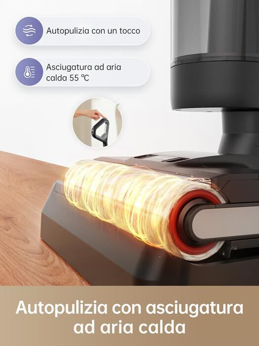 DREAME - Lavapavimenti H12 Pro VM Combo - extra spazzola-Nero