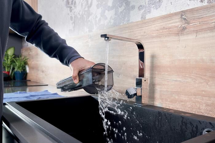 HOOVER - Scopa elettrica HW300 011-Nero, Argento