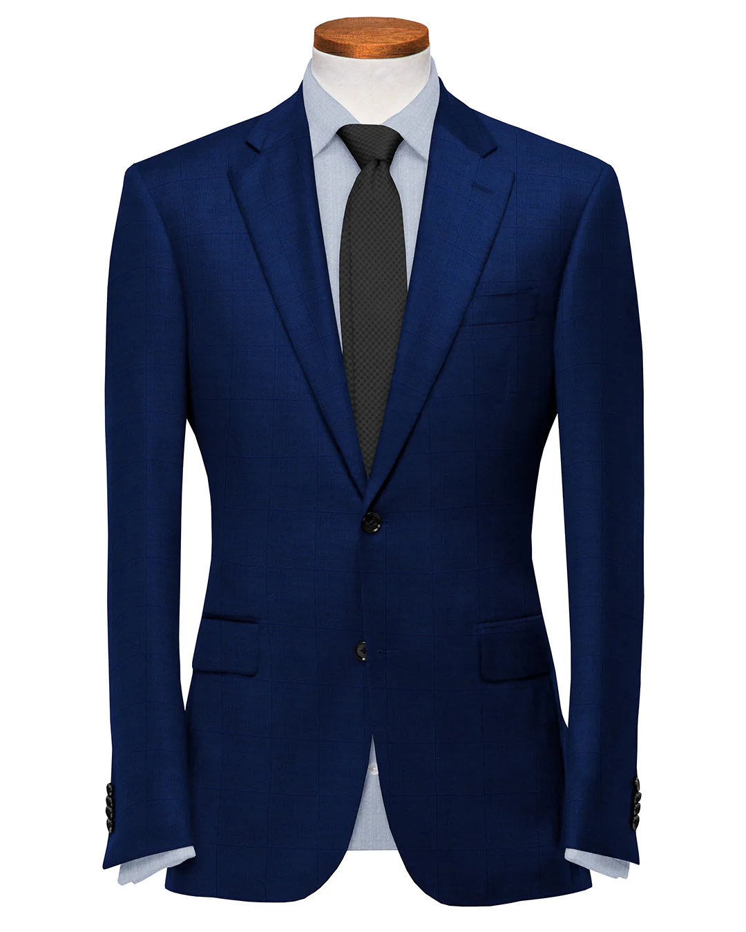 160s Royal-Blue Prince of Wales Checks Suit