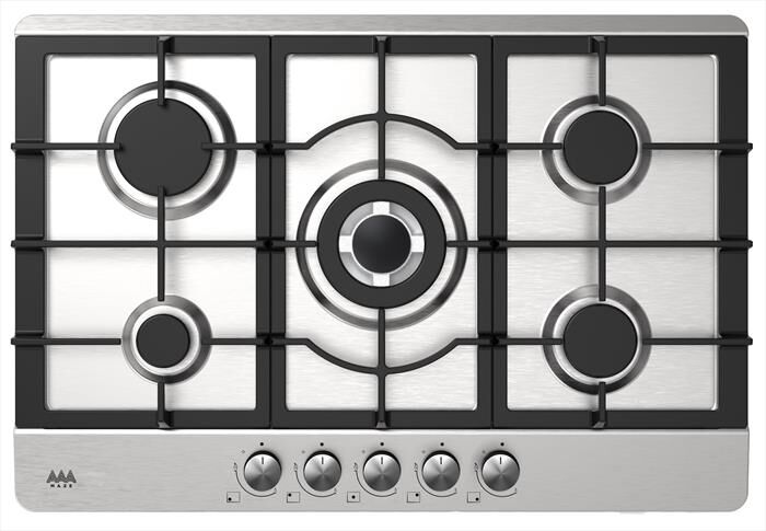 AAAMAZE - Piano cottura a gas AMGH75F53G 75 cm-Inox