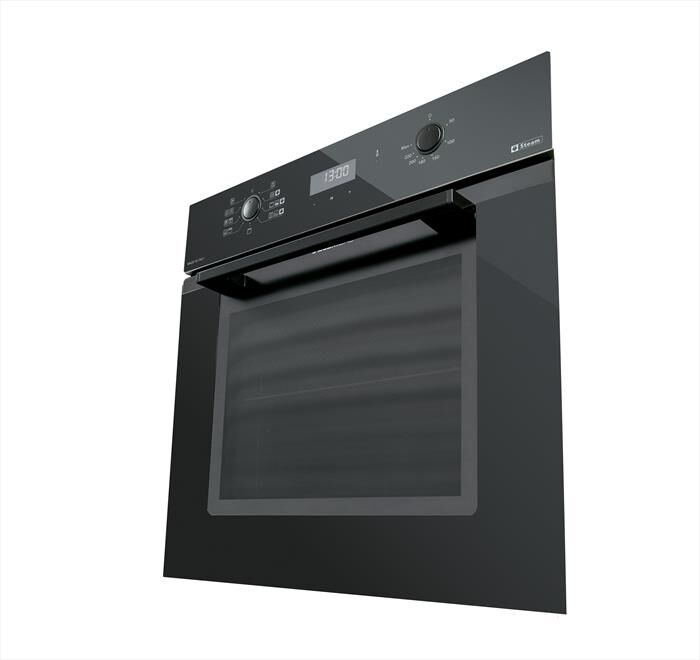 GLEM GAS - Forno incasso elettrico GFU98BK-S6V3 Classe A-Nero Lucido