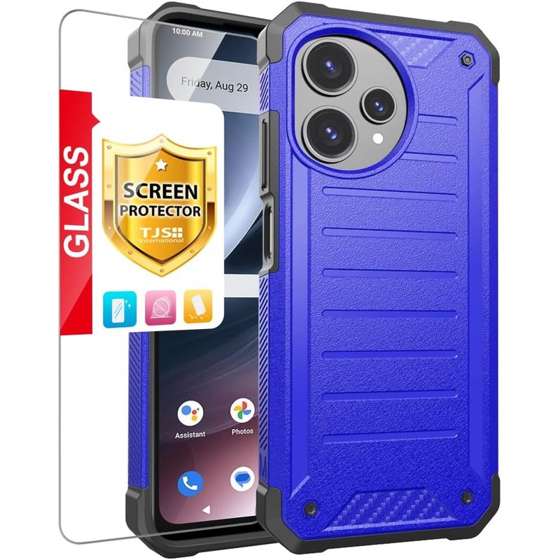 Cricket Icon Pro 2026 Case, AT&T Motivate Pro 2 5G Case (Blue)