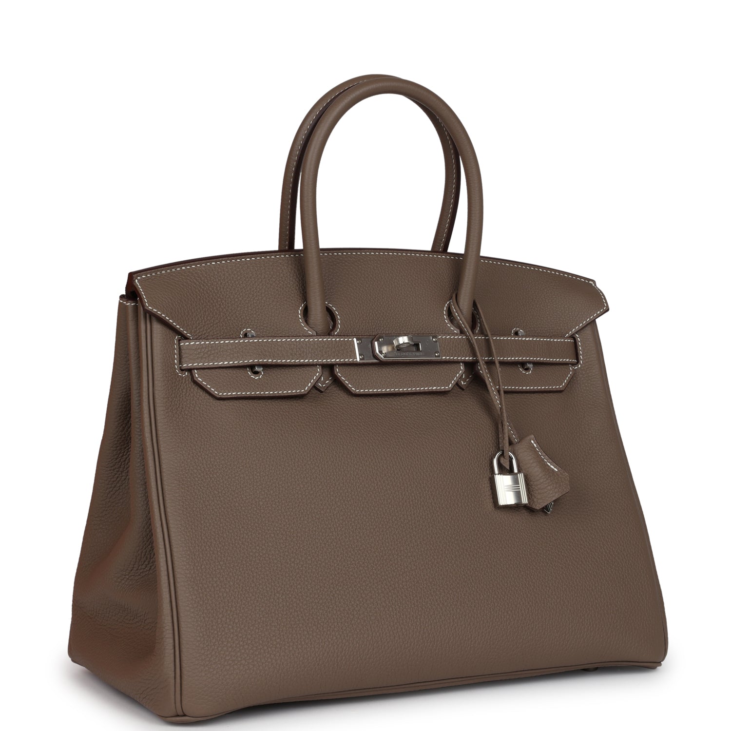 Birkin 35 Etoupe Togo Palladium Hardware