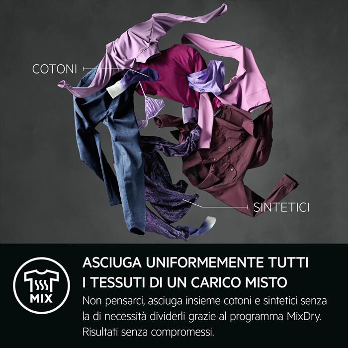 AEG - Asciugatrice TR7HE9C 9 Kg Classe C-Bianco