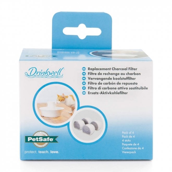 Petsafe Drinkwell Kullfilter til Drikkefontene 4-pk