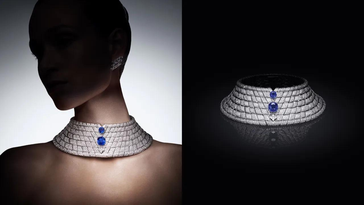 Sapphire and Diamond Necklace