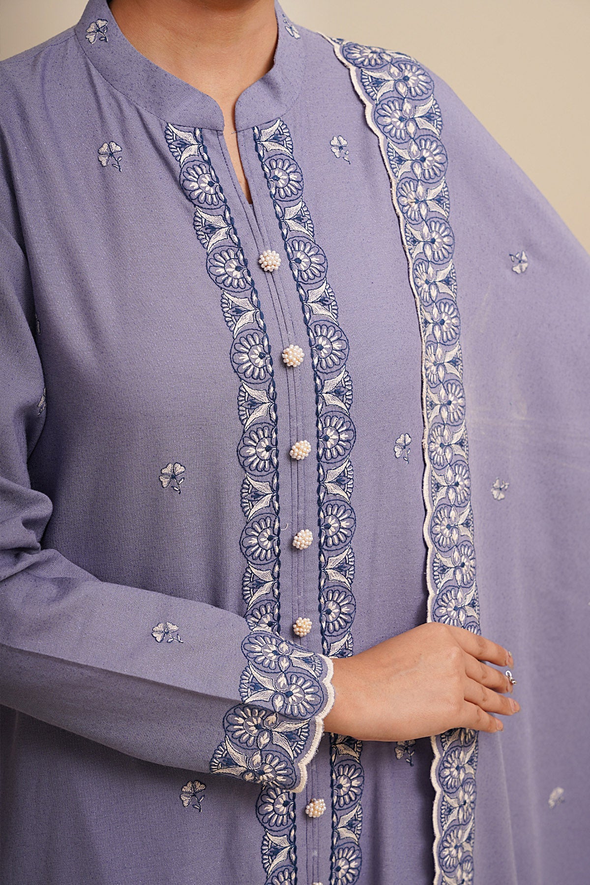 VISCOSE KARANDI  | EMBROIDERED