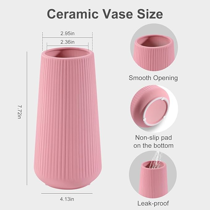 VASEA Alpinegreen Ceramic Vase