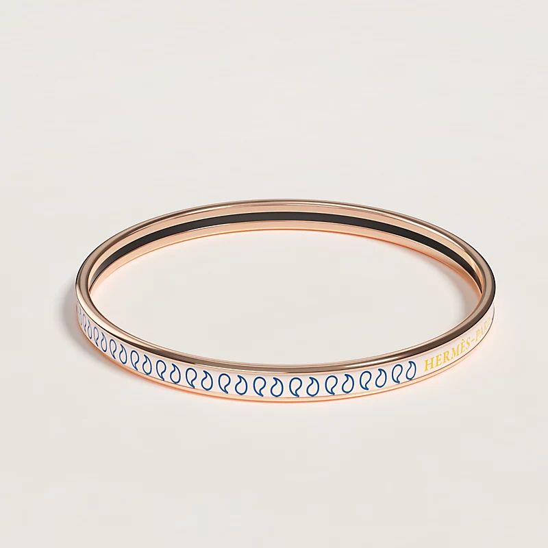 Palmettes Composees enamel bracelet