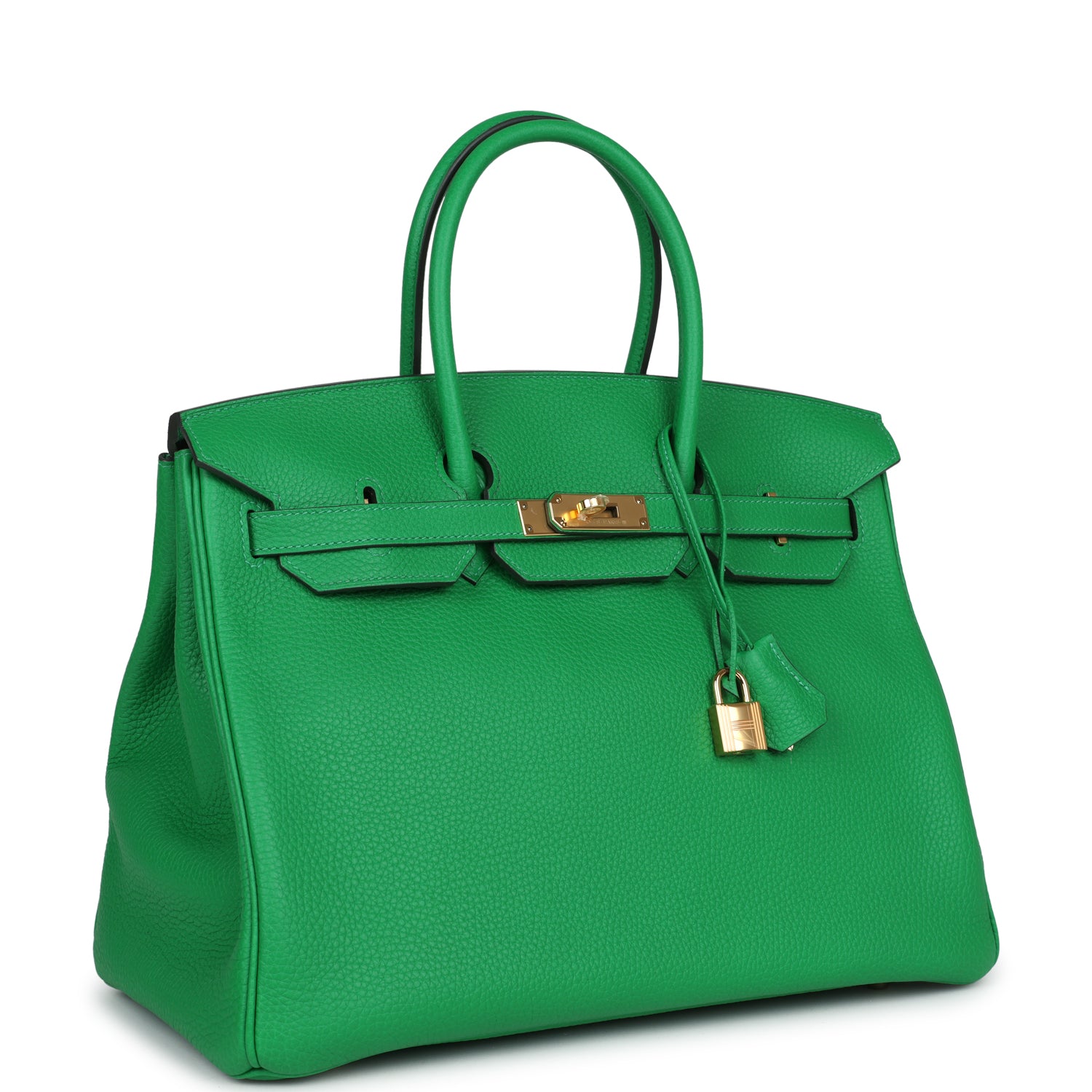 Birkin 35 Bambou Clemence Gold Hardware