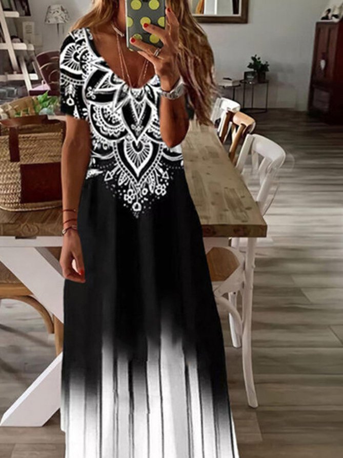 Black Swing Casual Dresses