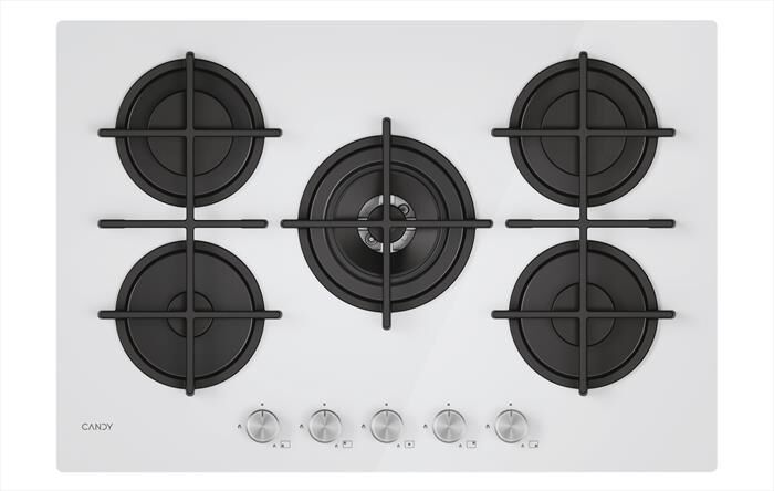 CANDY - Piano cottura gas CVG74WTW 74,5 cm-Bianco