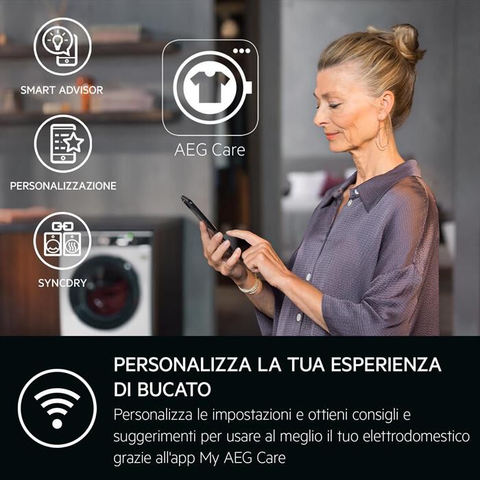 AEG - Lavatrice LR7FH104VY 10 Kg Classe A-Bianco