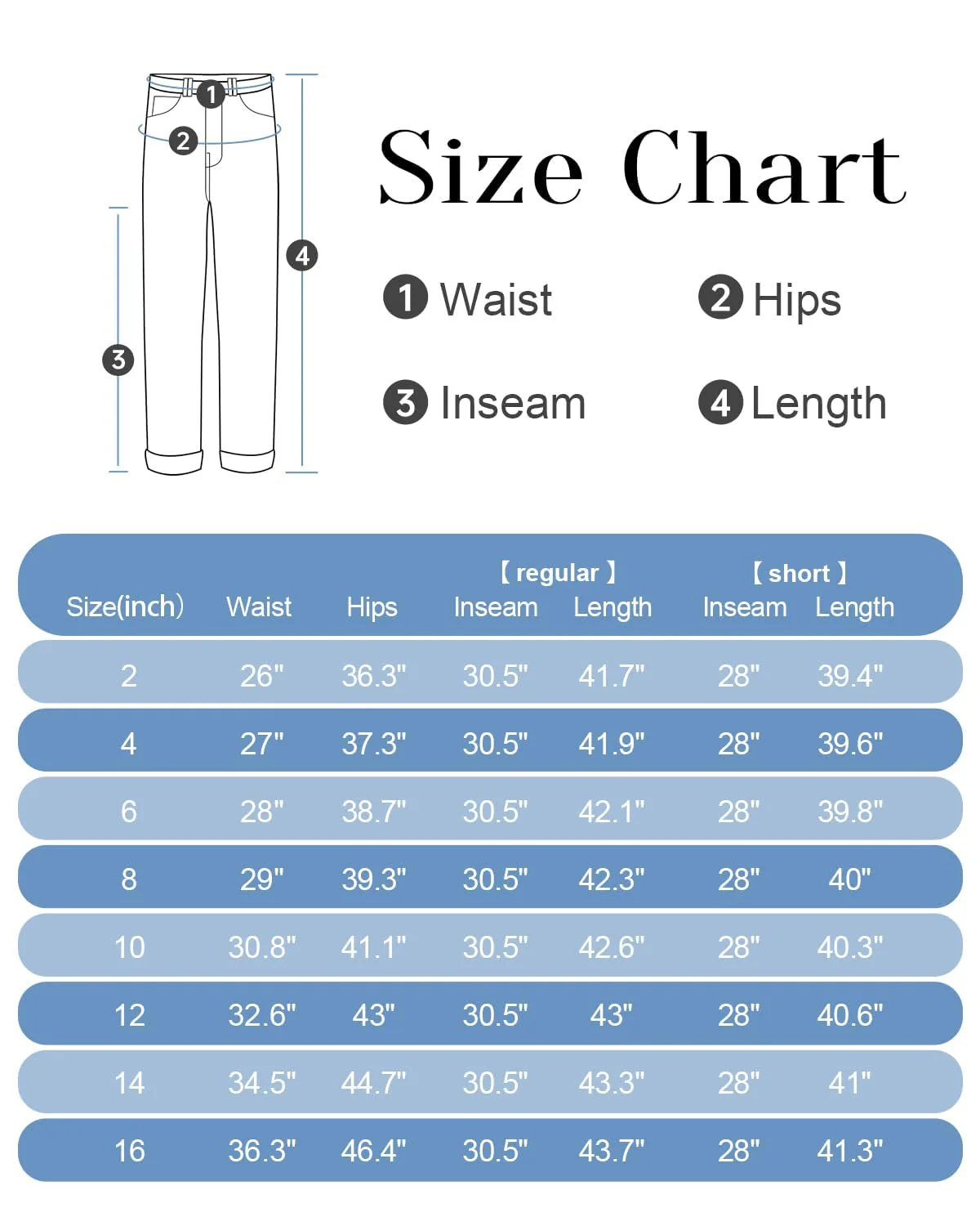 Womens High Waisted Jeans Stretchy Straight Leg Loose Fit Tummy Control Raw Hem Denim Pants Trendy