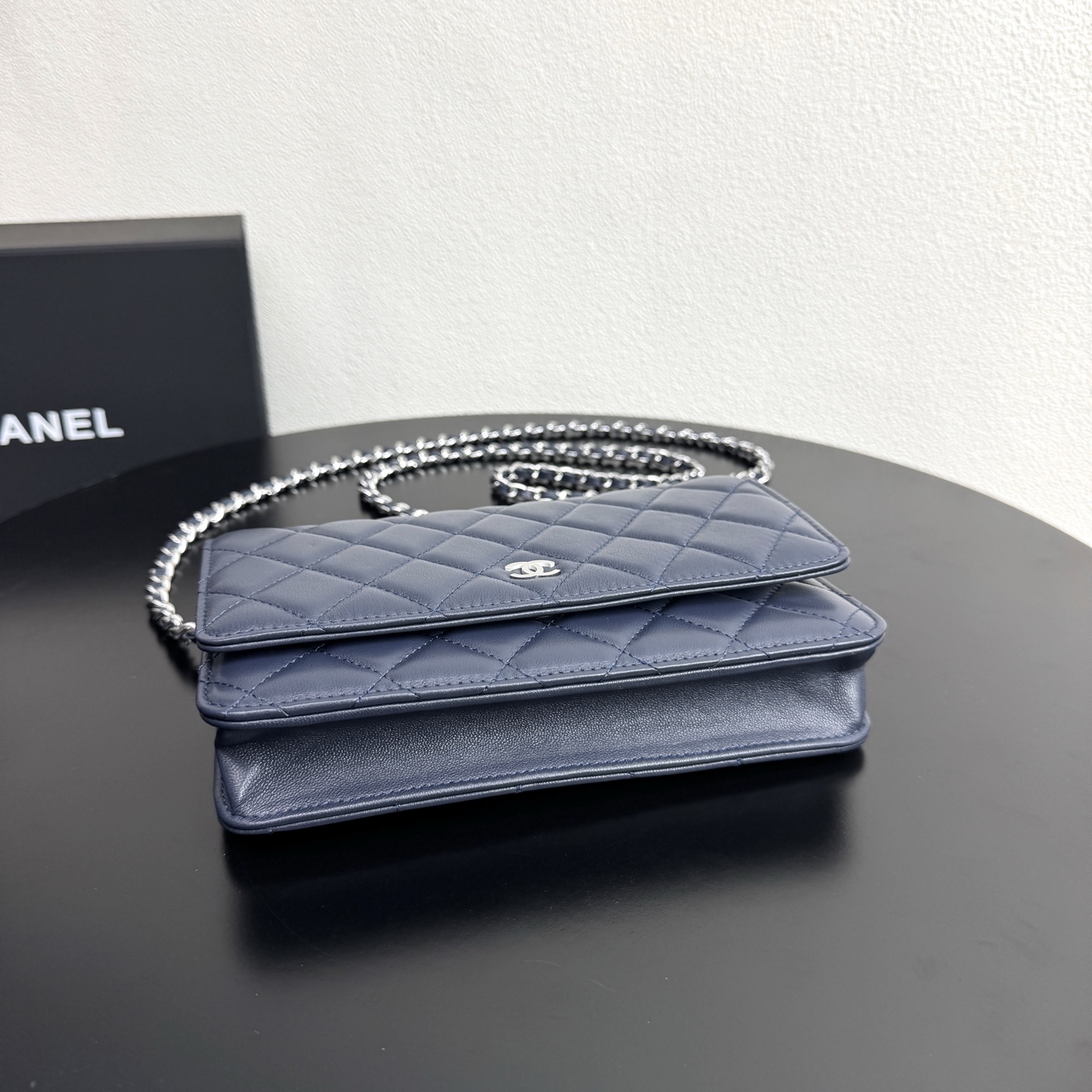 Classic Wallet on Chain（Navy Blue） - Mocuir