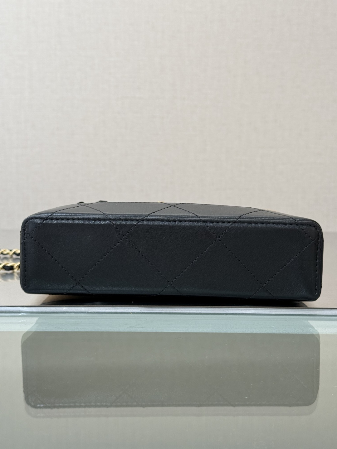 Small Vanity Case in Suede & Lambskin - Mocuir