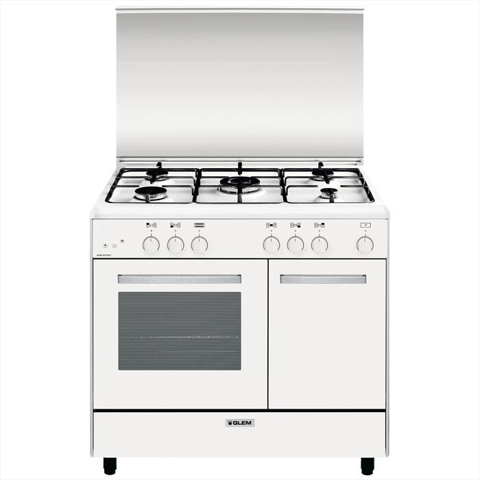 GLEM GAS - Cucina a gas AR965GX Classe A-Bianco