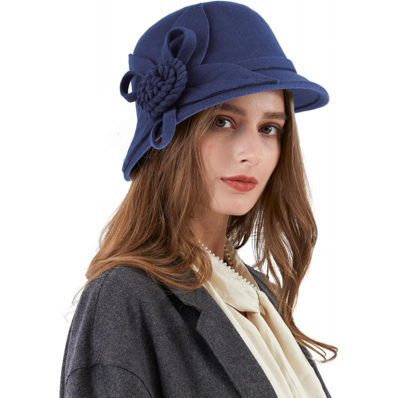 Ladies Wool Felt Bucket Hat