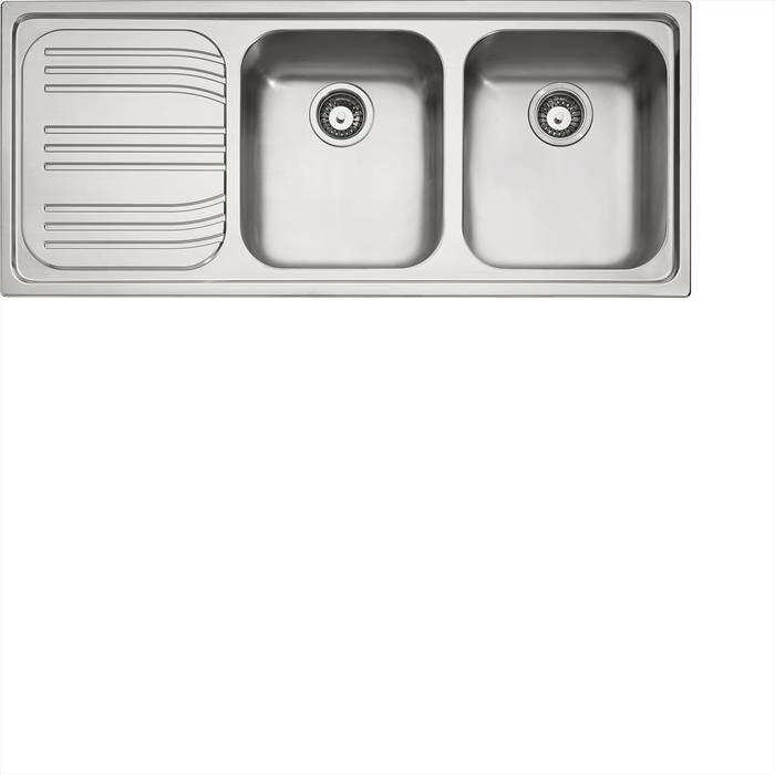 FRANKE - Lavello lineare Radar  RRX 621S 2 vasche-INOX
