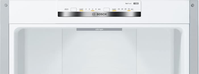 BOSCH - Frigorifero Combinato KGN392LDC Classe D 203x60 cm-Metal look