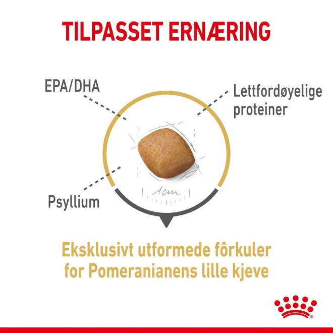 Royal Canin Pomeranian Adult tørrfôr til hund