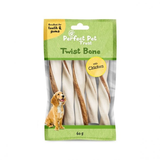 Perfect Pet Twist Tyggbein kylling 11,5 cm 5-pk