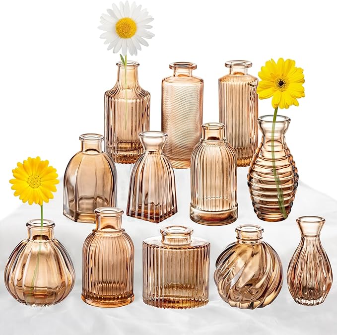 VASEA Bud Vases Set of 12