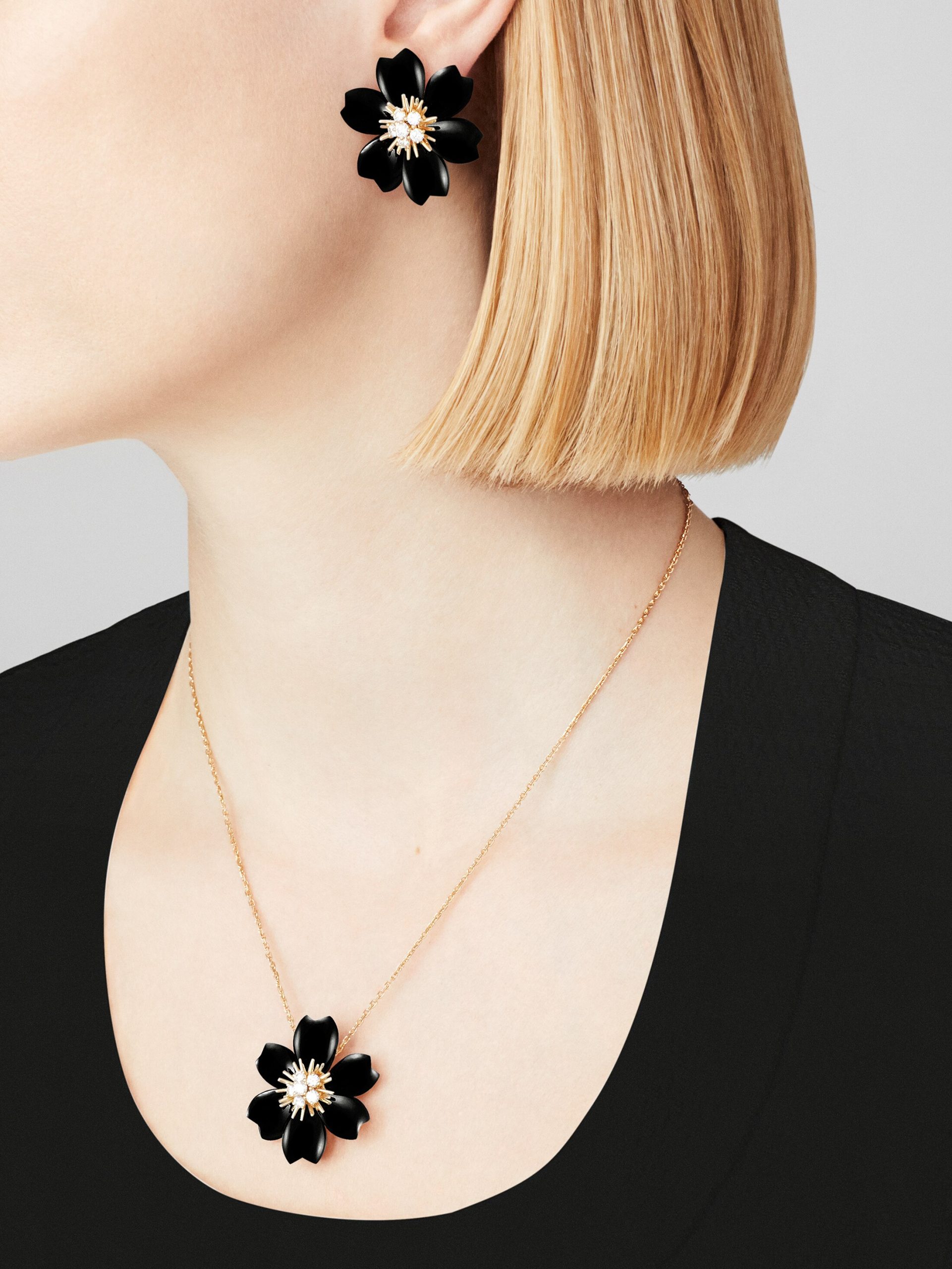 Rose de No?l earrings, small model