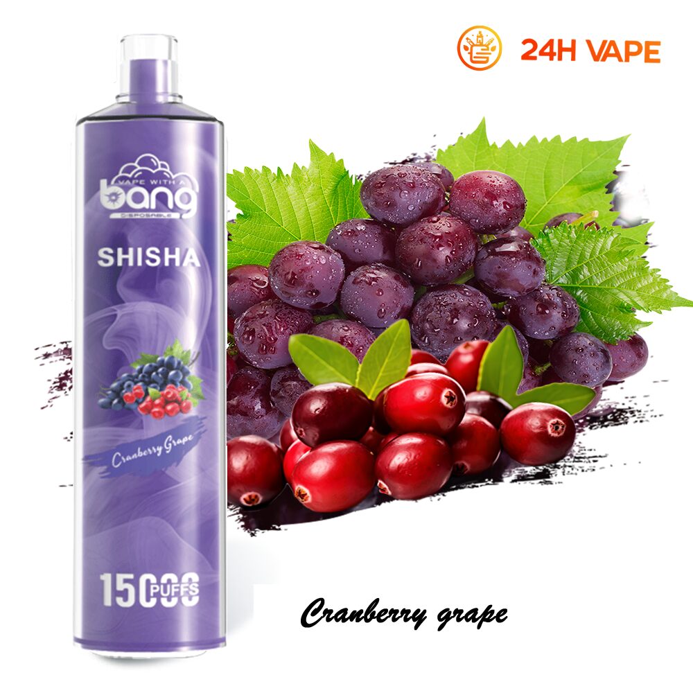 （3 pieces）Bang SHISHA 15000 Puffs Direct To Lung Disposable Electronic Cigarette New Vape Pen