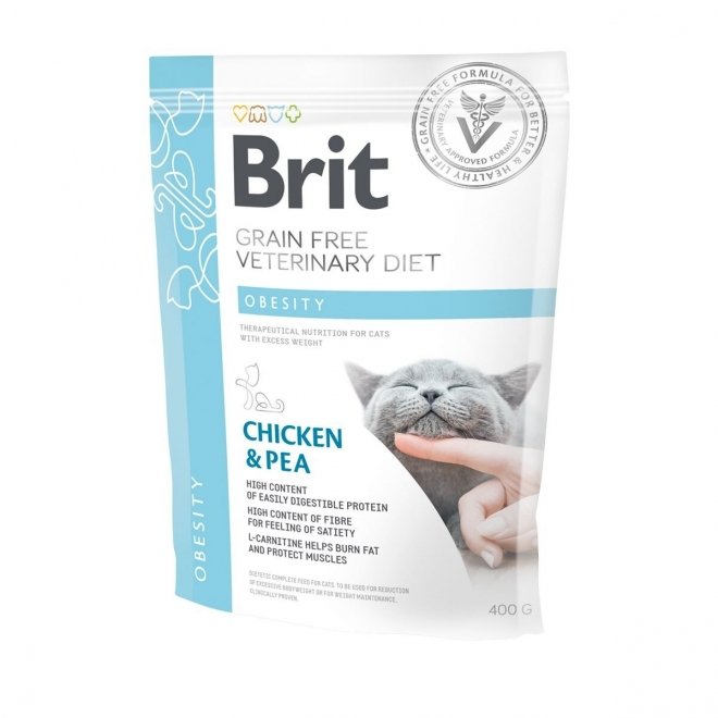 Brit Veterinary Diet Cat Obesity Grain Free Chicken & Pea