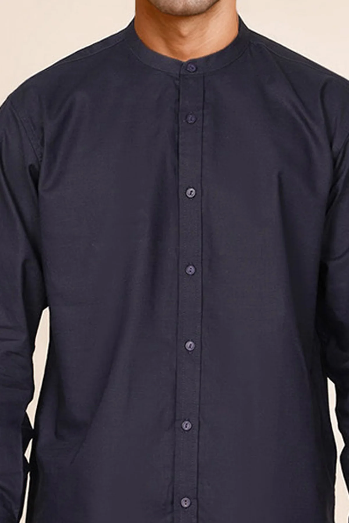 Mandarin Collar Shirt - SWS702C125