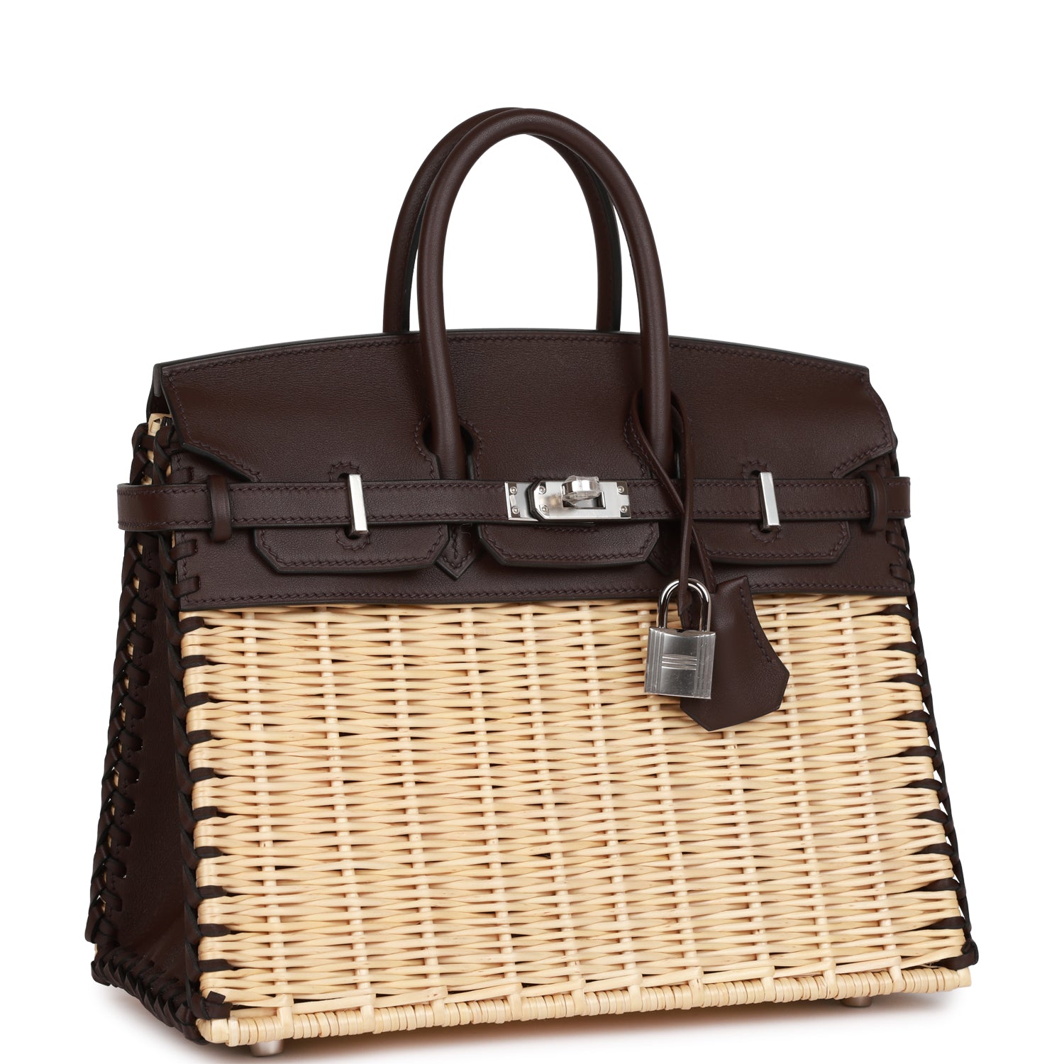 Picnic Birkin 25 Rouge Sellier Swift Palladium Hardware