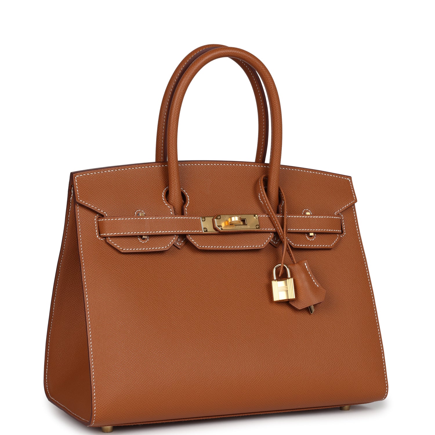 Birkin Sellier 30 Gold Epsom Gold Hardware