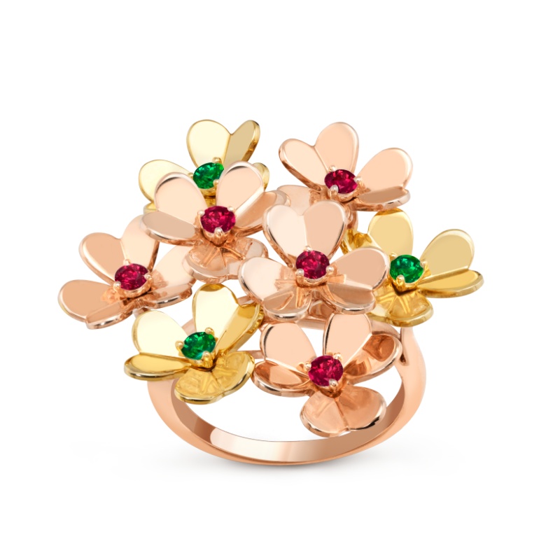 Frivole ring, 8 flowers