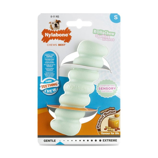 Nylabone Puppy Tactile Stick Peanøttsmør S