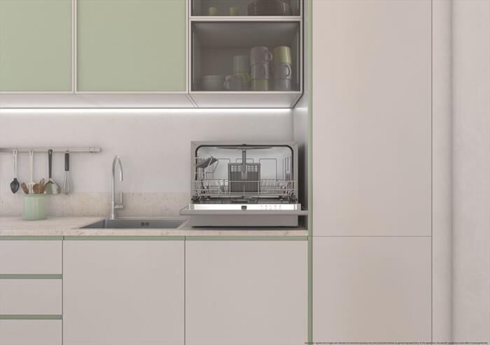 CANDY - Lavastoviglie CP 6E51LS Classe E 6 coperti-Stainless steel