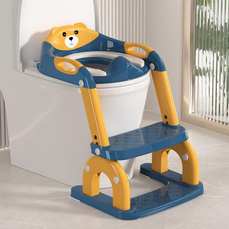 Children's Toilet Stairs Special Toilet for Boys and Girls and Babies Auxiliary Pad Rack Ladder Foot Stool Toilet Ring