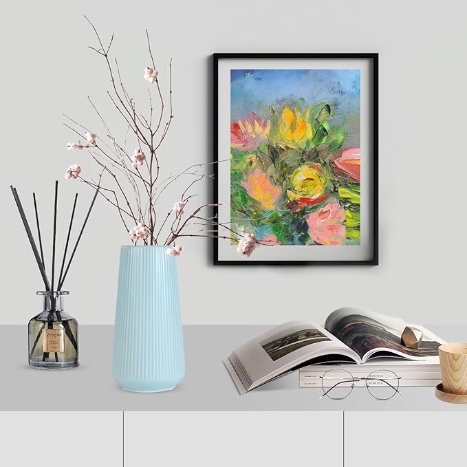 VASEA Cute Flower Vase for Pampas Grass