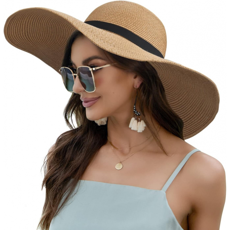 Women Wide Brim Sun Hat