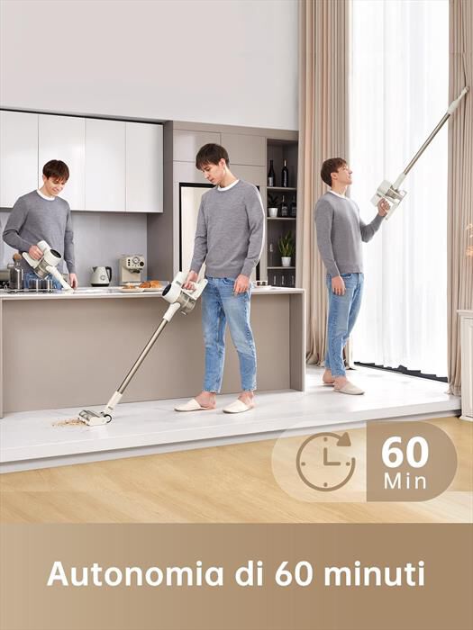 DREAME - Scopa elettrica R10-Bianco/Oro