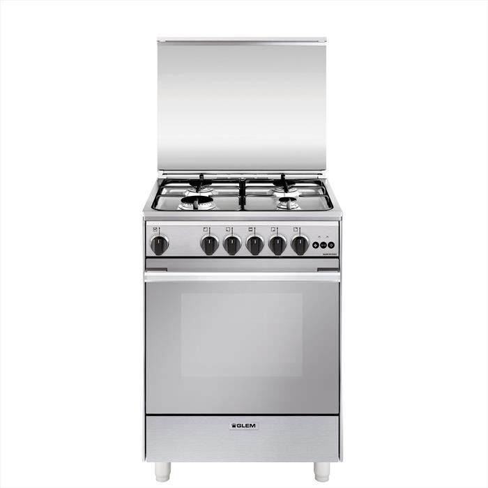 GLEM GAS - Cucina a gas U654VI Classe A-INOX