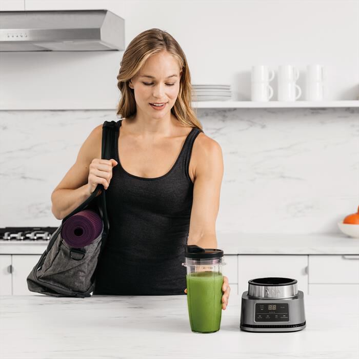 NINJA - Frullatore 2 in 1 POWER NUTRI CB100EU-GRIGIO/NERO