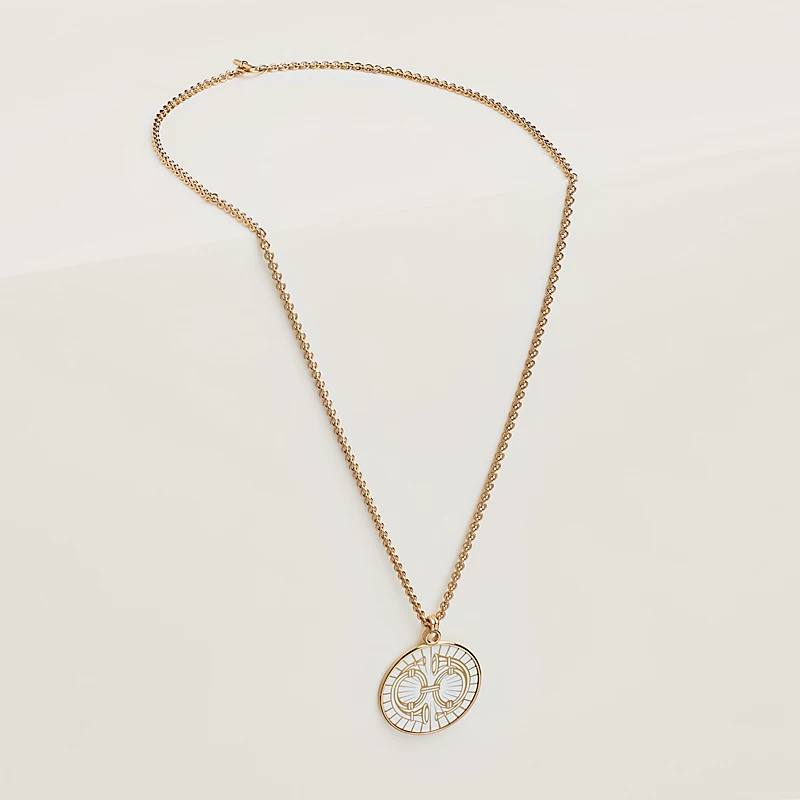 Medaille Bijou Deux Cors necklace, large