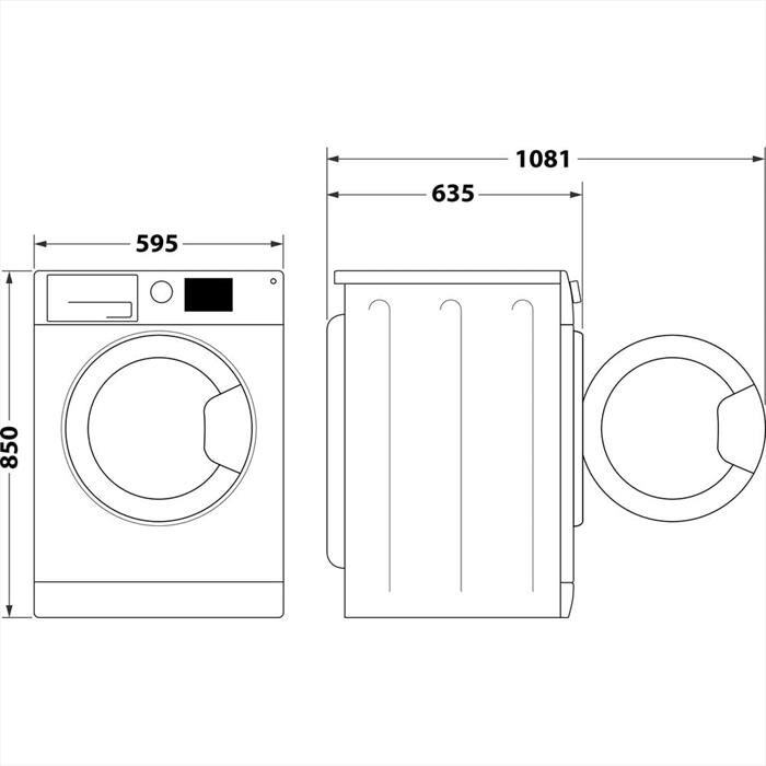 WHIRLPOOL - Lavatrice FFB 1048 BSV IT 10 Kg Classe A