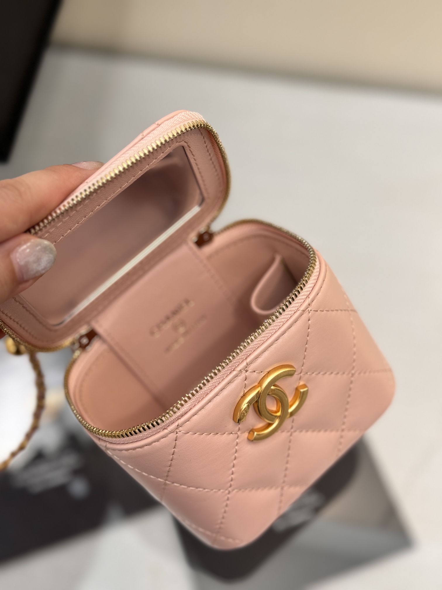 Long Vanity Case（Pink） - Mocuir