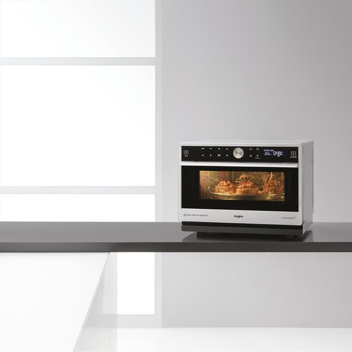 WHIRLPOOL - Forno microonde SUPREME CHEF MWSC 9133 SX-Nero, Stainless steel