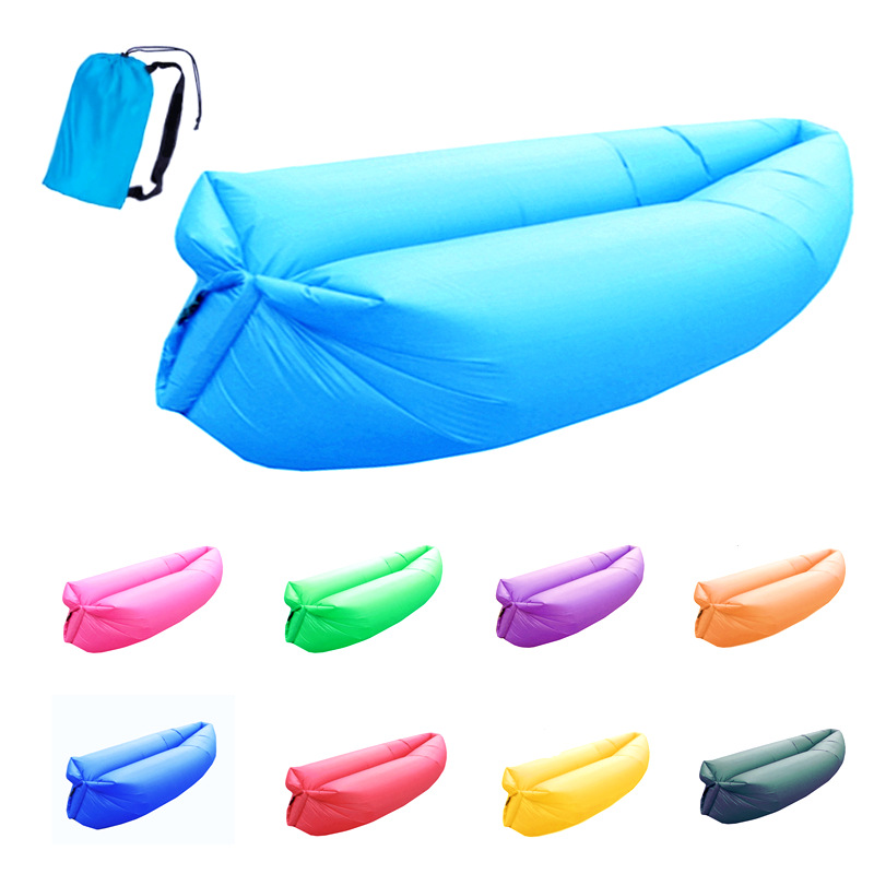 outdoor convenient lazy inflatable sofa mattress music festival outdoor camping inflatable cushion air sofa sleeping bag