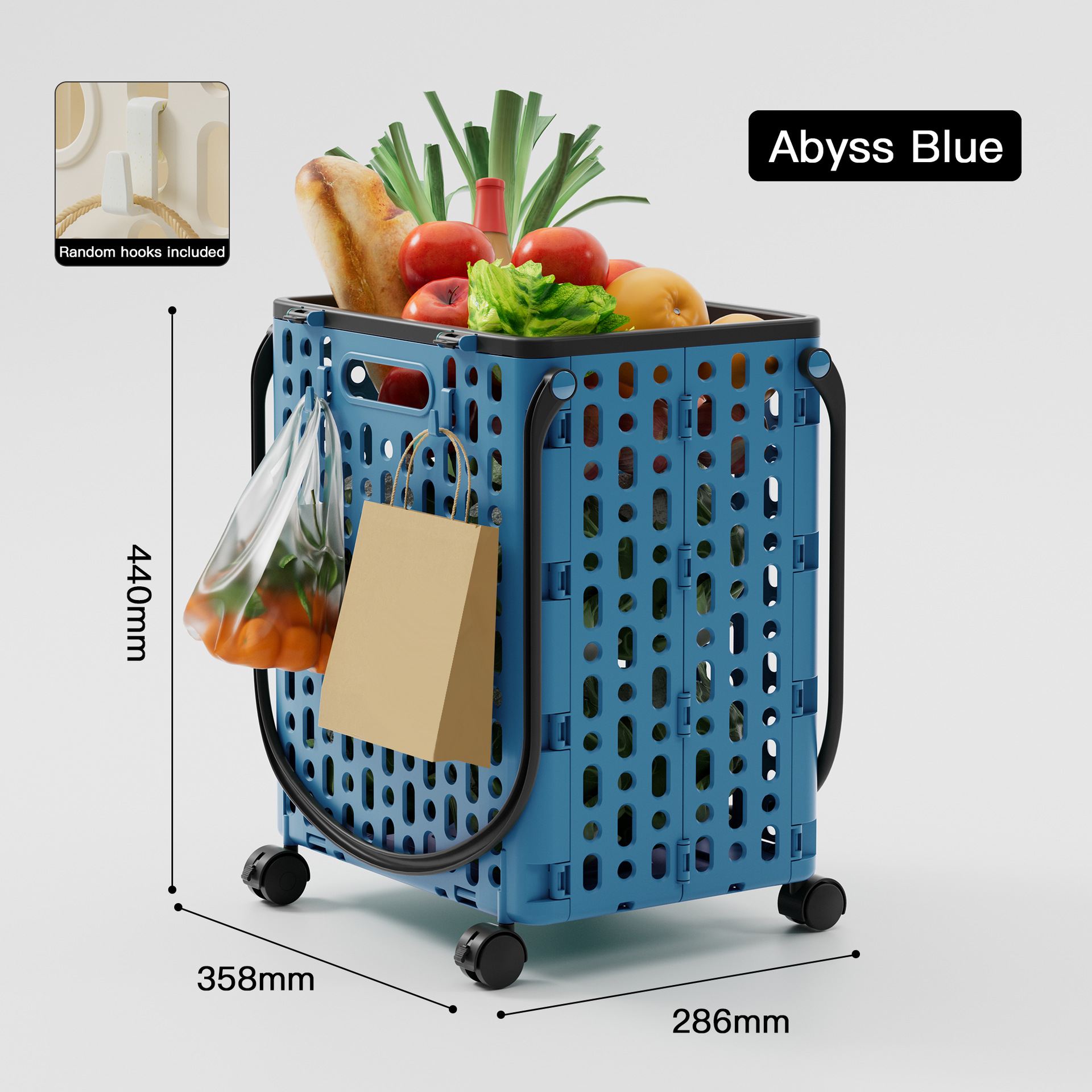 Household shopping cart folding trolley portable express trolley wheeled grocery shopping cart