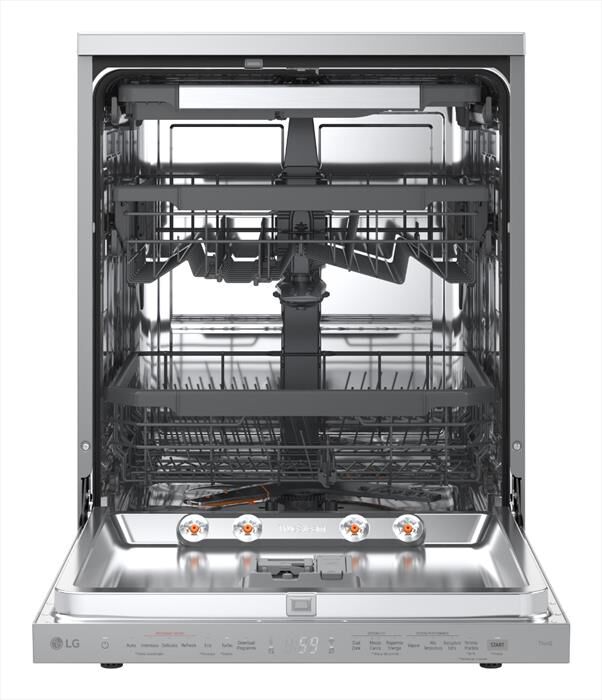 LG - Lavastoviglie DF375HVS Classe A 14 coperti-Argento