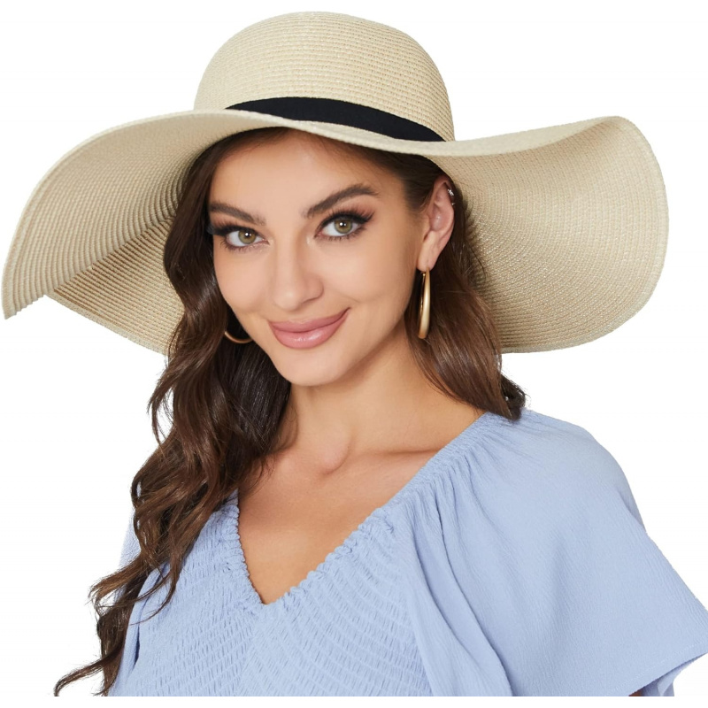 Women Wide Brim Sun Hat